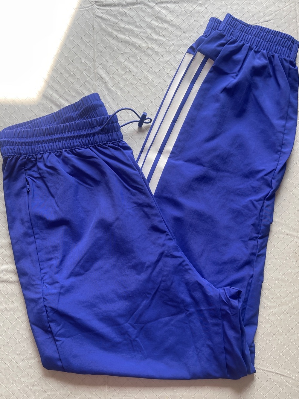Official FIFA World Cup Royal Blue/purple Track Pants with White Side Stripes
